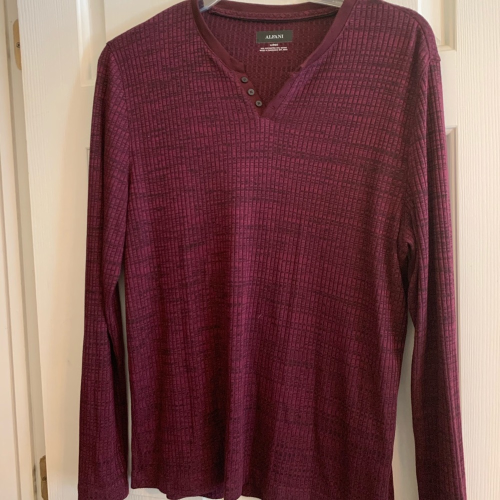 Alfani long sleeve shirt